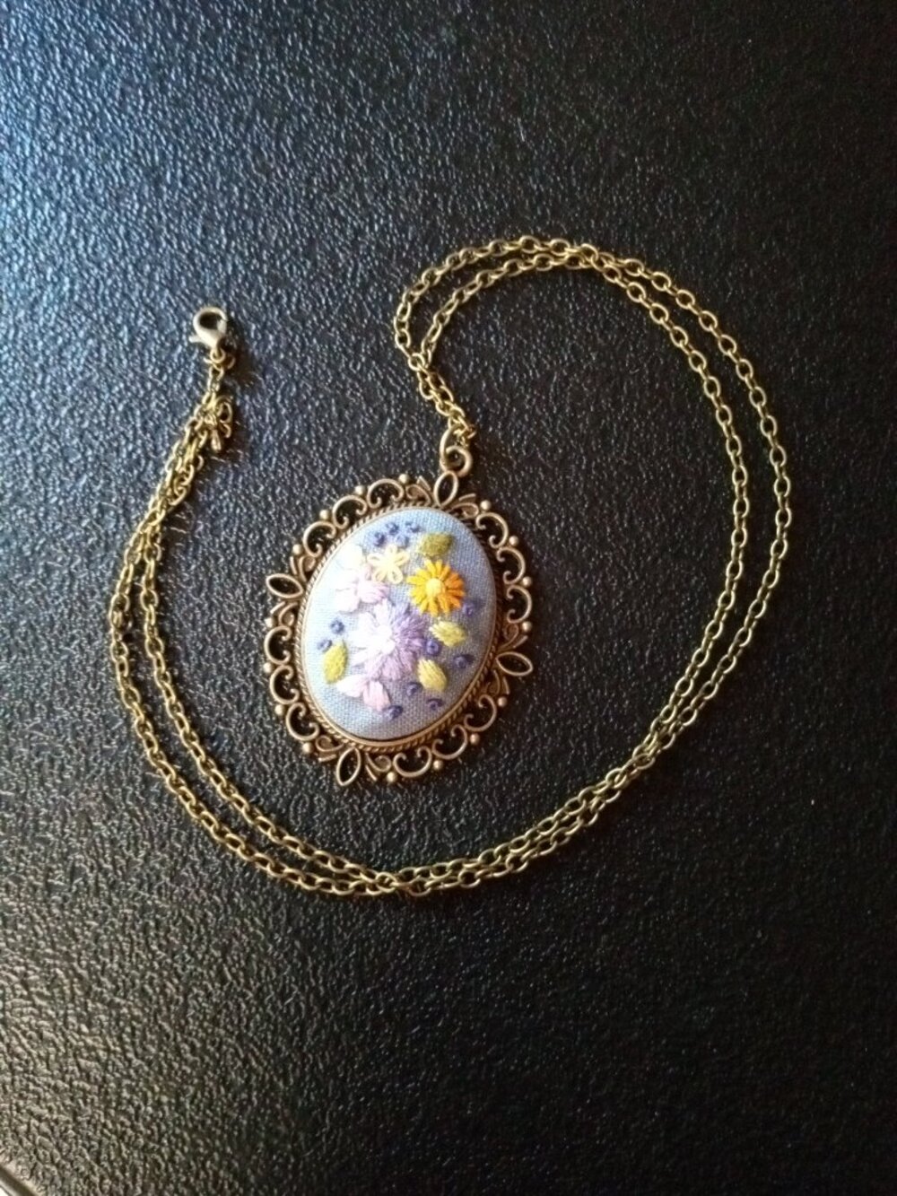 Embroidered Necklace